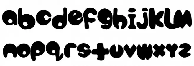 bubbletea Font LOWERCASE