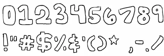 bubblii Font OTHER CHARS