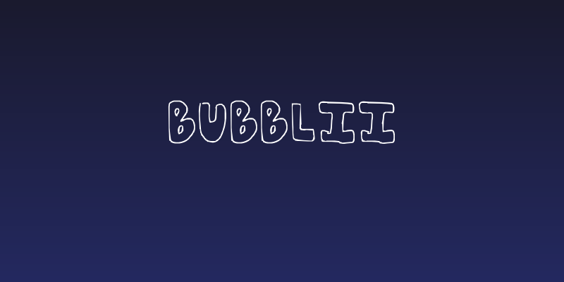 bubblii Social Header