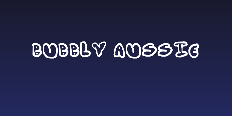 bubbly aussie Social Header