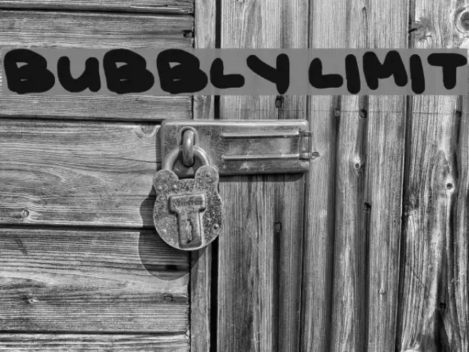 bubbly limit Example 1