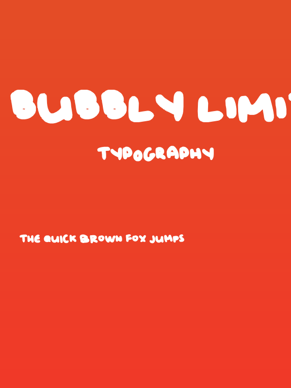 bubbly limit Poster