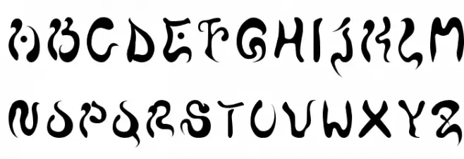 buddha Schriftart Groß