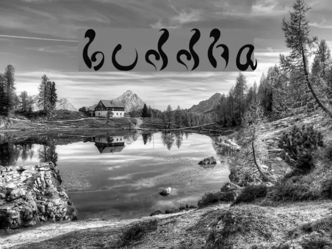 buddha Font examples