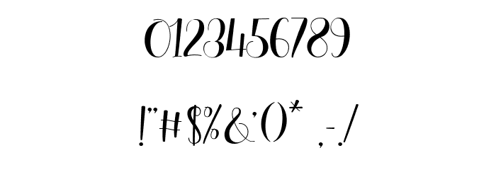 budyloves Regular Font OTHER CHARS