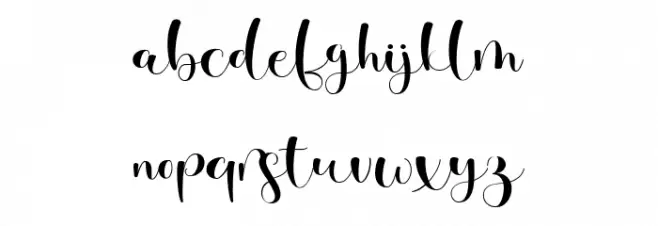 budyloves Regular フォント 小文字