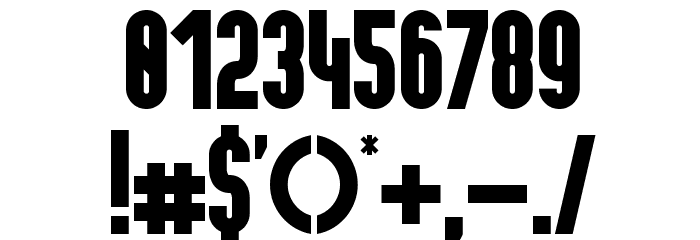 build Font OTHER CHARS