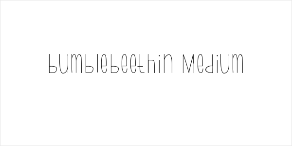bumblebeethin Medium Logo