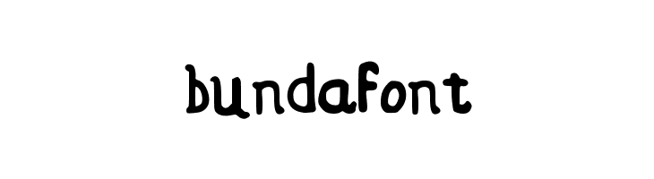 bundafont  font caratteri gratis
