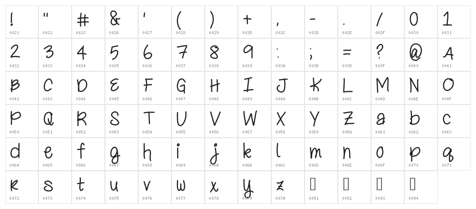 bunk beds Character Map