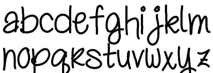 bunk beds Font LOWERCASE