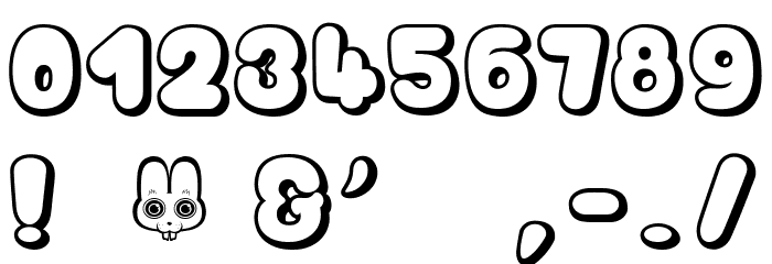 bunny$mambo Font OTHER CHARS
