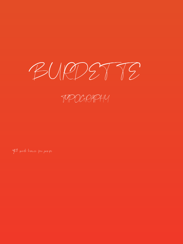 burdette Poster