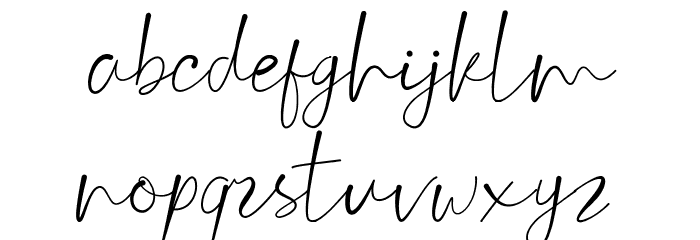 burdette Font LOWERCASE