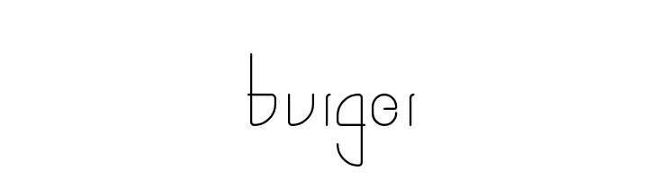 burger  لخطوط تنزيل