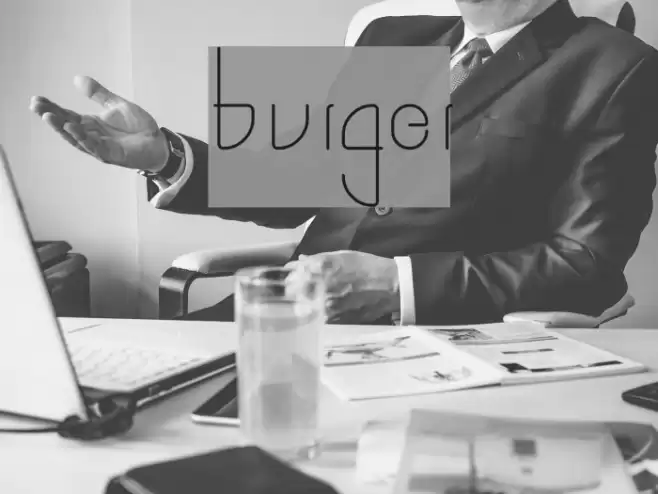 burger Font examples