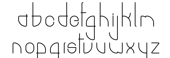 burger Font LOWERCASE