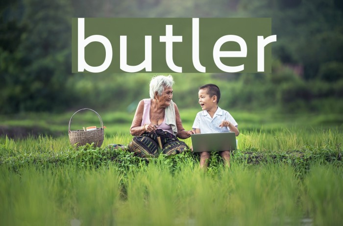 butler Font examples
