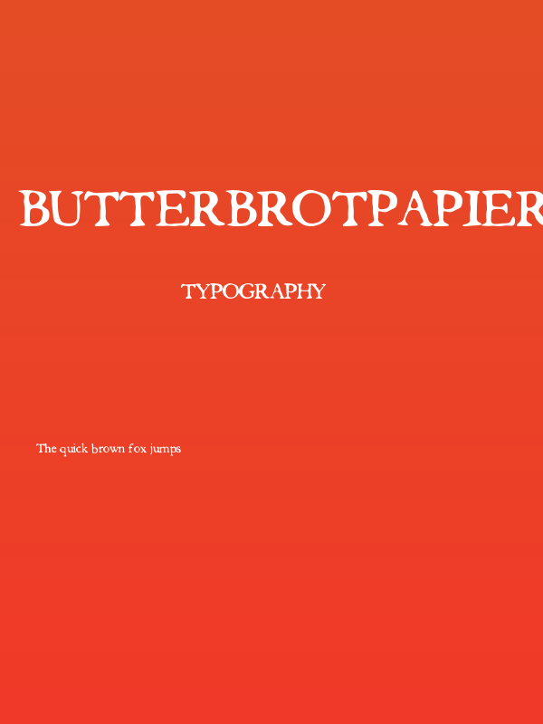 butterbrotpapier Poster