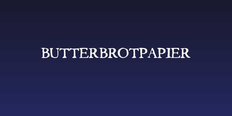butterbrotpapier Social Header