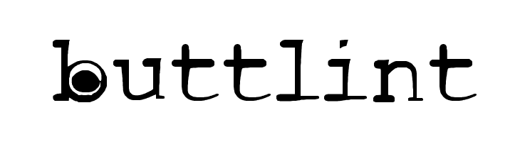 buttlint  नि: शुल्क फ़ॉन्ट्स डाउनलोड