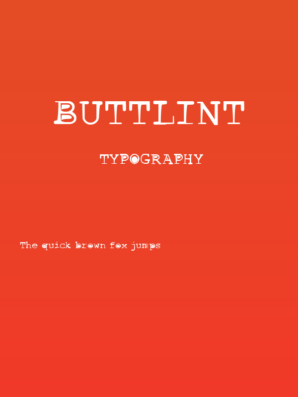 buttlint Poster