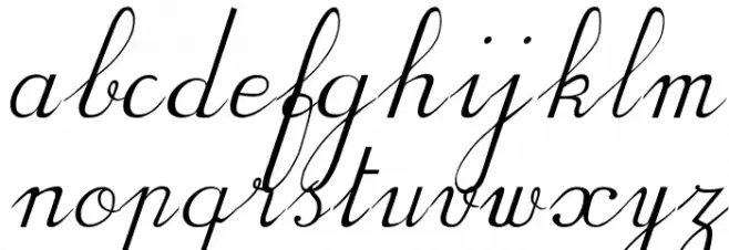 BV Cursive Ital Italic Fuentes MINÚSCULAS