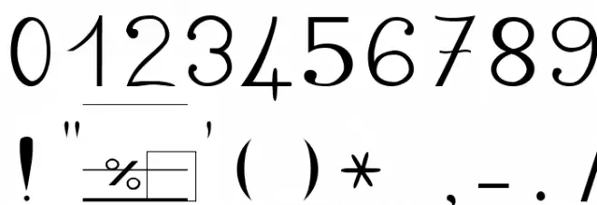 BV_Rondes Font OTHER CHARS