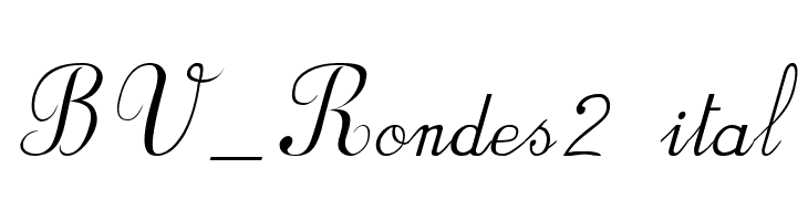 BV_Rondes2 ital Font