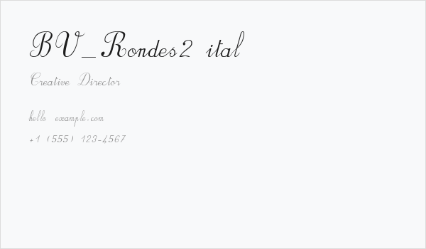 BV_Rondes2 ital Business Card
