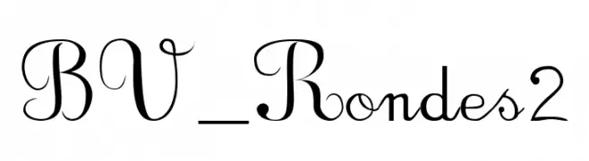 BV_Rondes2  Descarca Fonturi Gratis