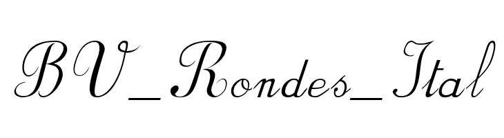 BV_Rondes_Ital Font