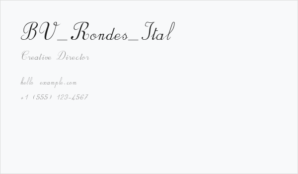 BV_Rondes_Ital Business Card