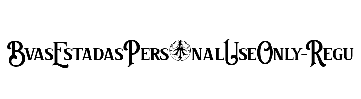 BvasEstadasPersonalUseOnly-Regu  Fuentes Gratis Descargar
