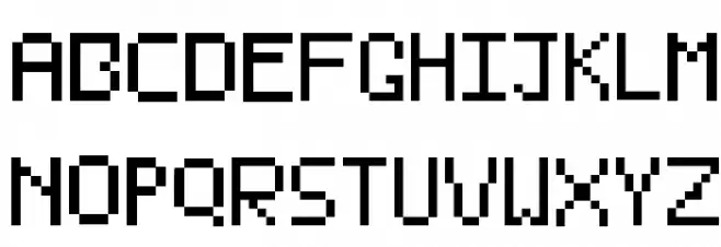 BW Satellite Schriftart Groß