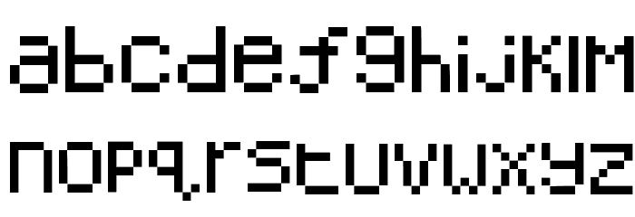 BW Satellite Font LOWERCASE