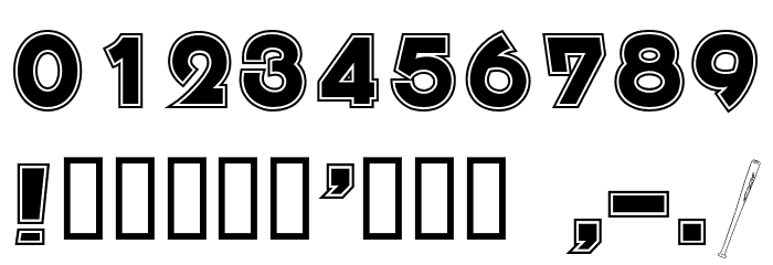 BW51 Font OTHER CHARS