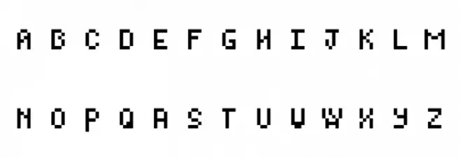 BWMono Schriftart Groß