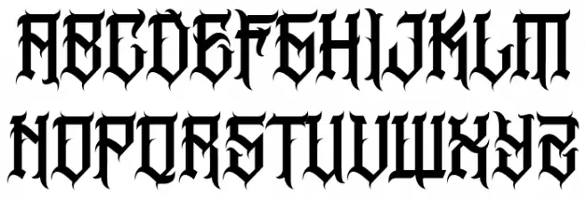 BWSNORTHLAND Schriftart Groß