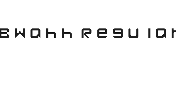 Bwahh Regular Logo