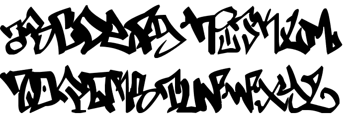 Bway Font LOWERCASE