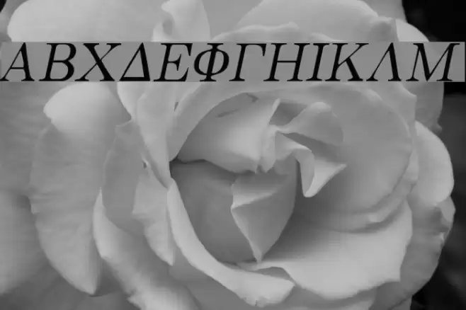 Bwgrki Font examples