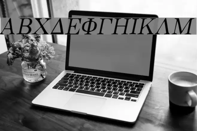 Bwgrki Font examples