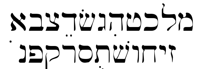 Bwhebl Font LOWERCASE