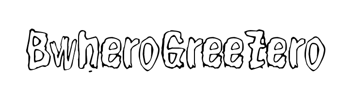 BwheroGreeZero  Fuentes Gratis Descargar