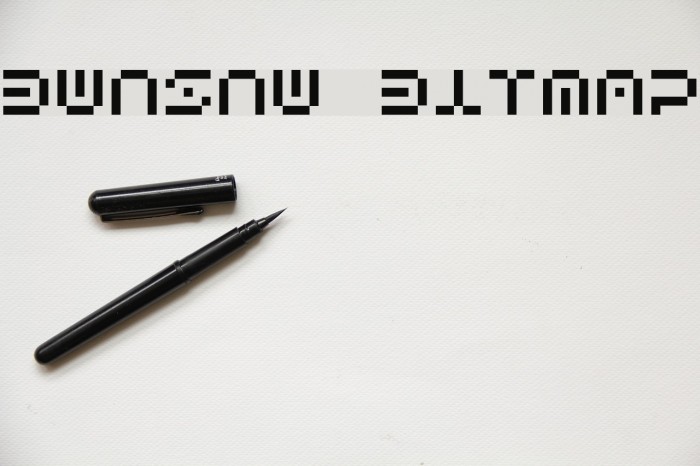 Bwnsnw Bitmap Font examples