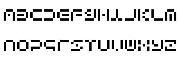 Bwnsnw Bitmap Font LOWERCASE