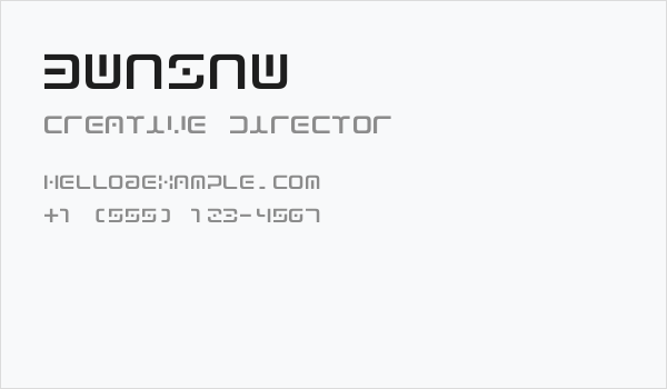 Bwnsnw Business Card