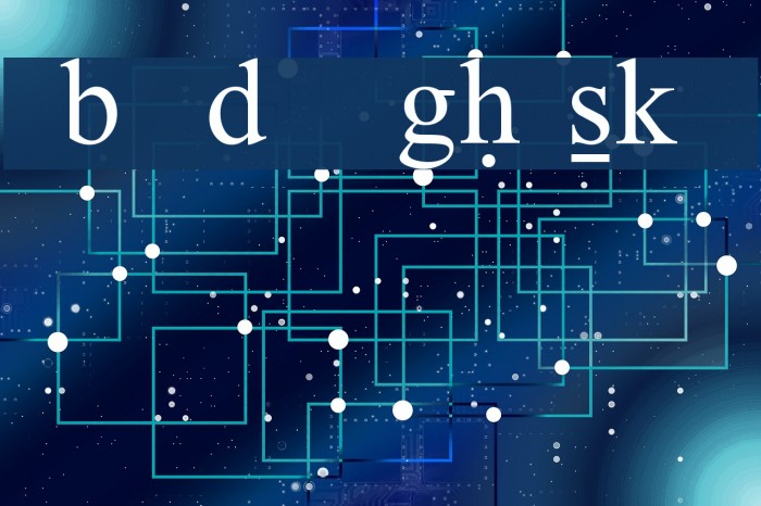 Bwtransh Font examples