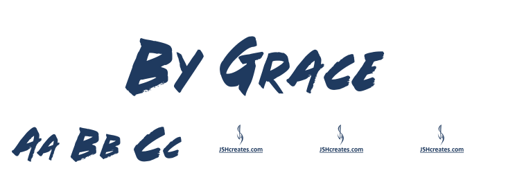 By Grace Font Preview
